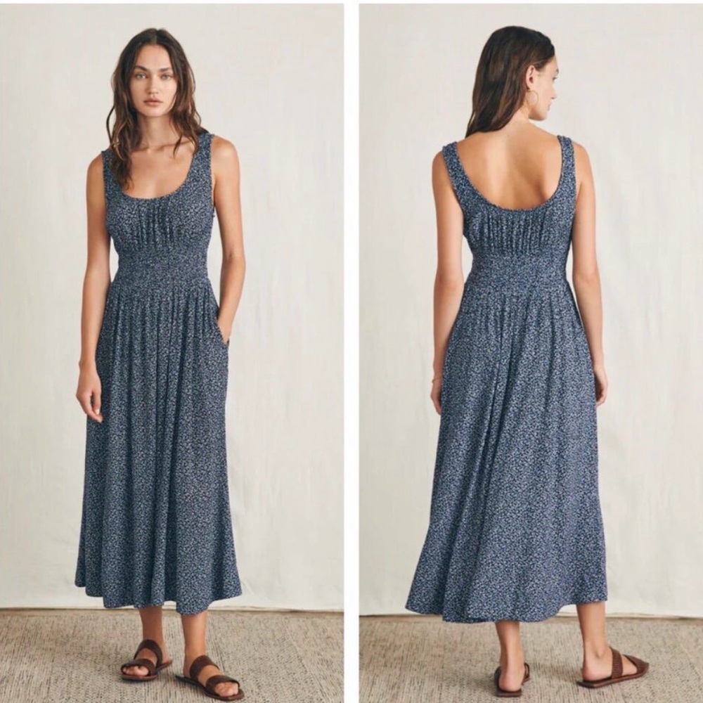 Faherty Sunseeker Midi Dress size Large